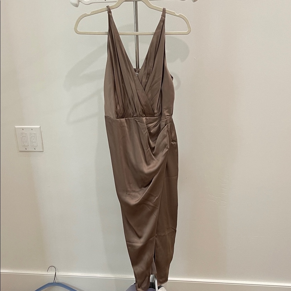 Abercrombie & Fitch Backless Brown Dress
